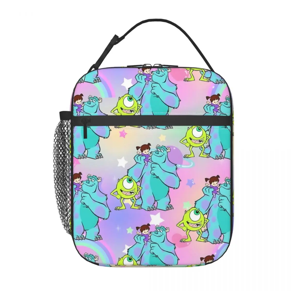 

Custom Monsters University Lunch Bag Cooler Warm Insulated Lunch Box for Work Office Picnic Food Portable Tote Bags