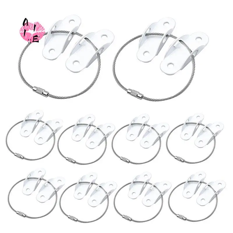 

A11E-10 шт. мебельные анкеры для защиты детей, металлические ремни для детской мебели с защитой от опрокидывания, для шкафа, ящиков, комода