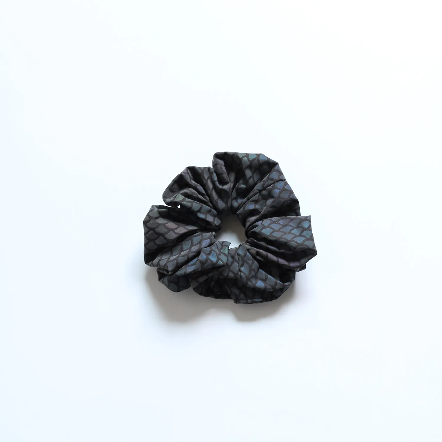 Ikat Rambut Scrunchie Reflektif Aksesoris Rambut Berkilau Wanita untuk Lari Malam Pesta Rave Ikat Rambut Elastis Penahan Kuncir Kuda