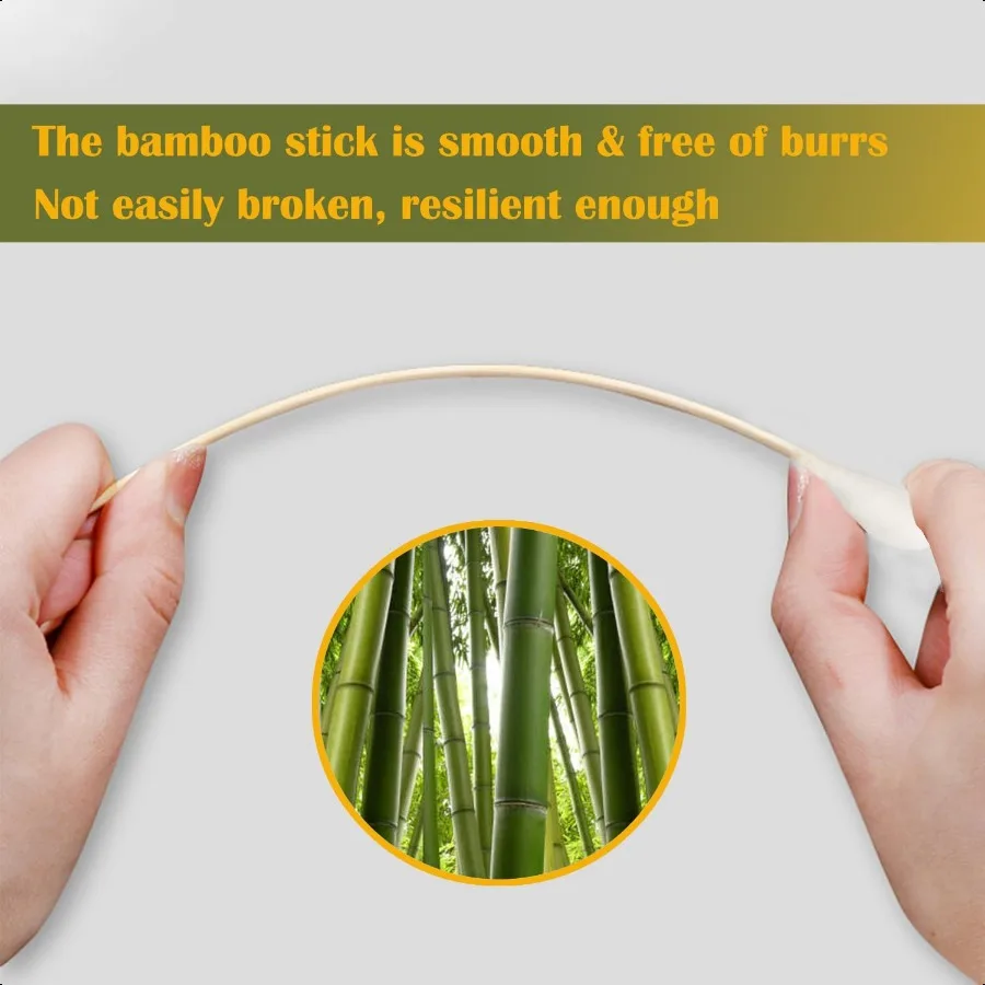 6インチ長大型綿棒100本入り 竹製スティック 高吸水性チップ付きアプリケーター ペットケア用