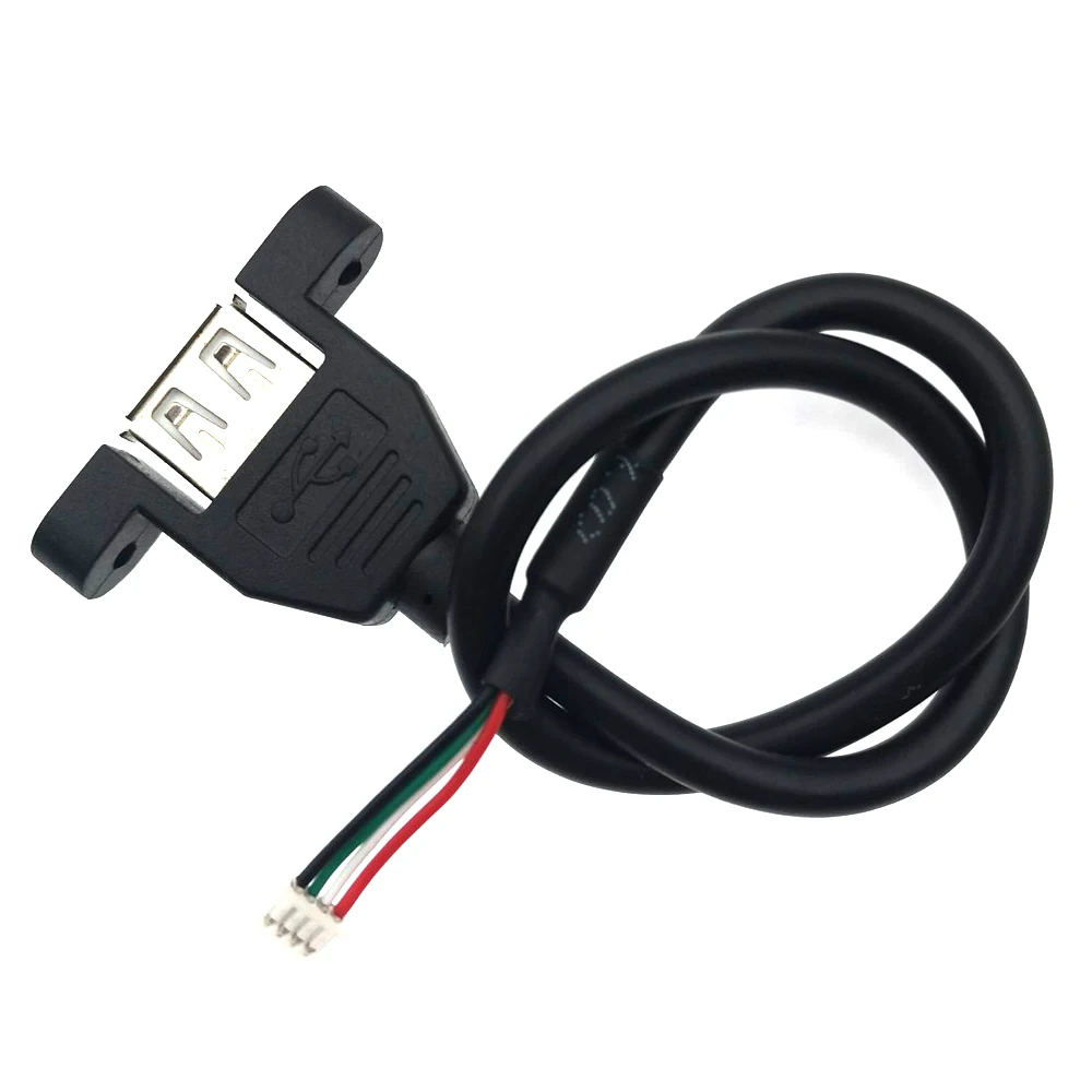 4Pin 5Pin Dupont Cableadapter PH2.0 MX1.25 SH1.0 XH2.54 Terminal to USB Jack With With ear holes Adapter Cable USB2.0 Female