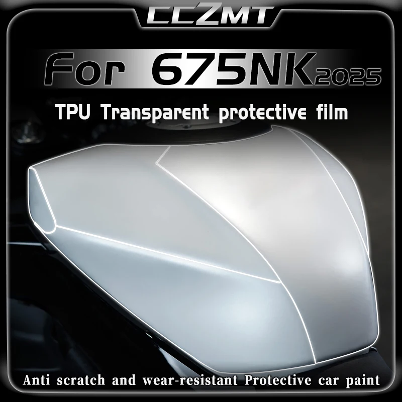 

Для CFMOTO 675NK 675 nk 2025: Невидимая защитная пленка-наклейка для кузова и топливного бака, модифицированные аксессуары