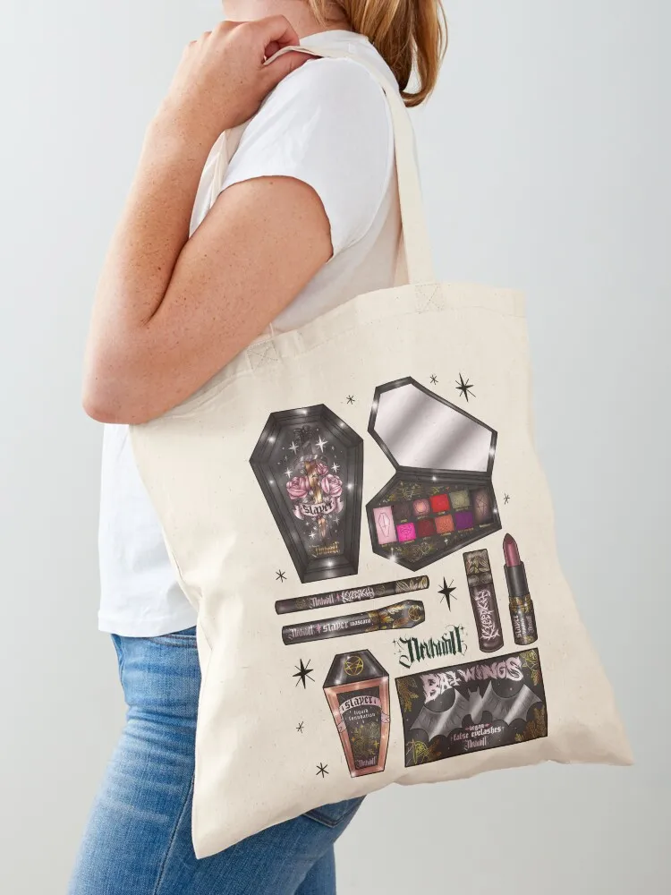 Goth Makeup Collection Tote Bag handbag cute tote bag