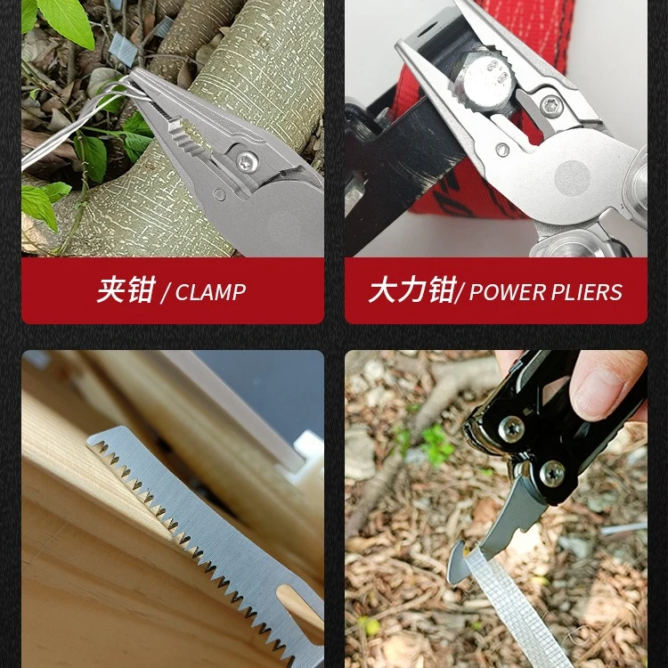 

Popular High-quality 28 in 1 Outdoor All Steel Multifunctional Folding Plier for Convenie Camping Equipment Hand Tools