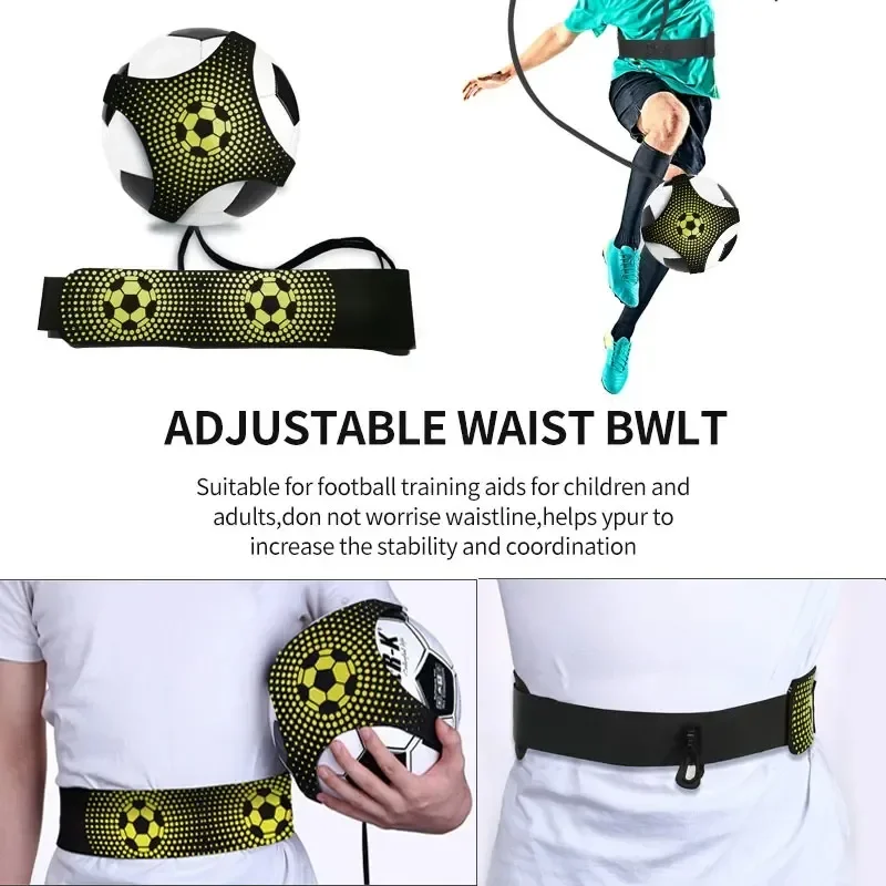 Soccer Trainer Adjustable Practice Belt Agility Training Kids and Adults Solo Soccer Trainer Belt