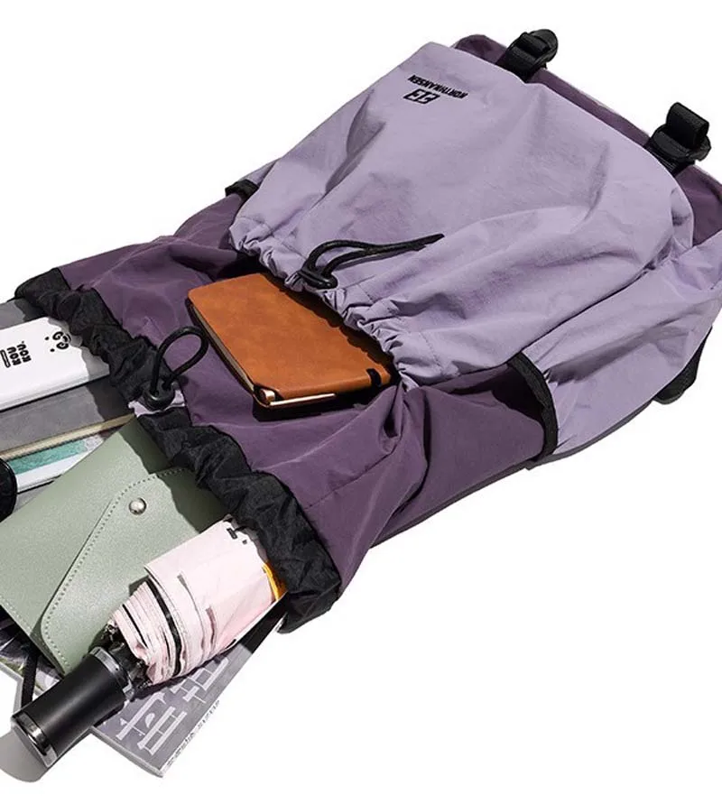 Lightweight Badminton Backpack Women 2R Badminton Racquets Drawstring Racket Bag Travel Gym Hiking Backpack Leisure Shoulder Bag