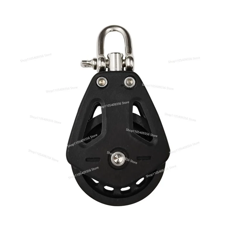 

For New Pulley Lifting Pulley Cable Guide Ship Lighting Sailing Lifting Wheel Accessories Rigging Traction Wheel