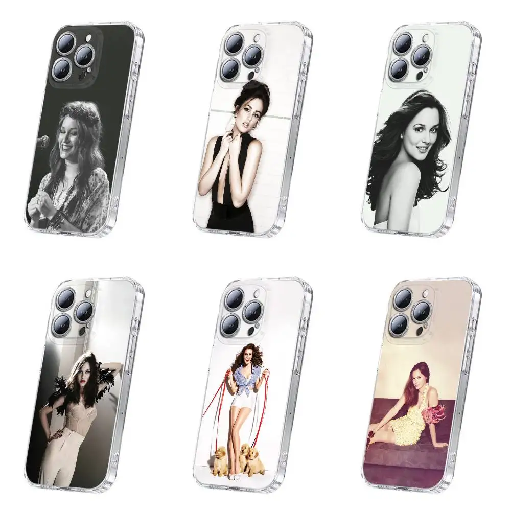 

L-Leighton Meester Singer Phone Case For iPhone 17,16,15,14,13,12,11,Plus,Pro,Max,Plus,E,Air,Mini Transparent