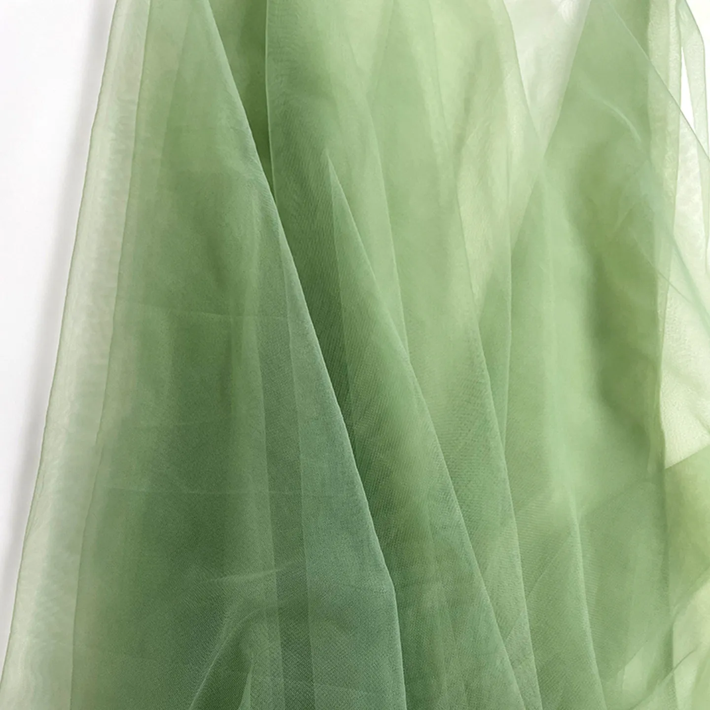 High‑Density Soft Tulle Mesh Fabric Sheer Net Cloth for Wedding Drapery Bridal Gown Skirt & Handmade DIY Sewing Material