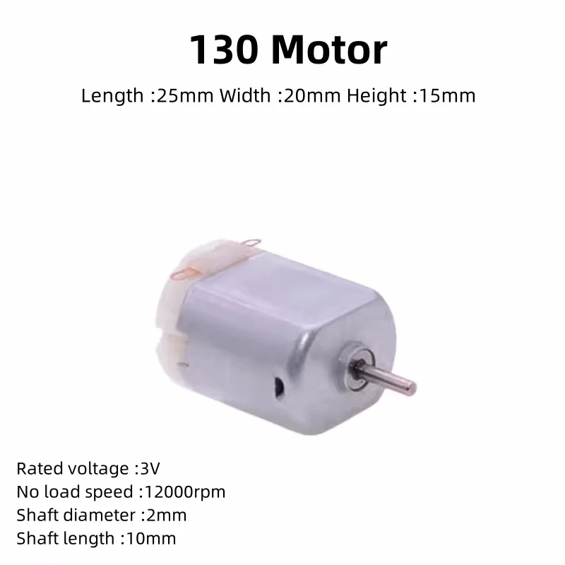 (1 pieces) Mini 130/140/260 Motor With Belt Gear/Synchronous Pulley/Worm Gear DIY Small Motor