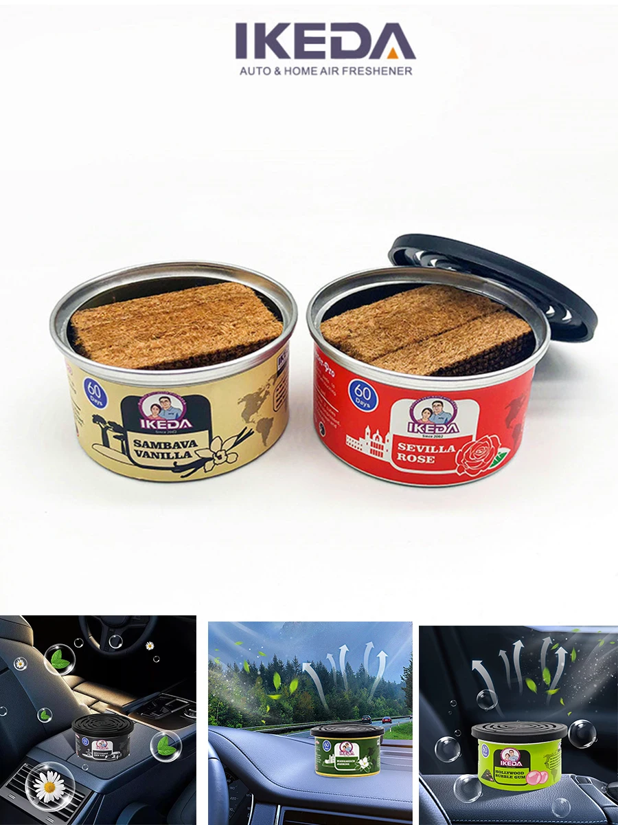Car Air Freshener Organic Cans Odor Eliminator Essential Long-Lasting,Strong Fragrance For Home Closet/Car