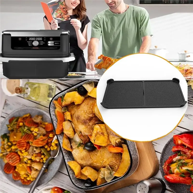 A23F-Air Fryer Splash Guard For Ninja Air Fryer AF500 Reusable Silicone Air Fryer Splash Proof Cover view 5