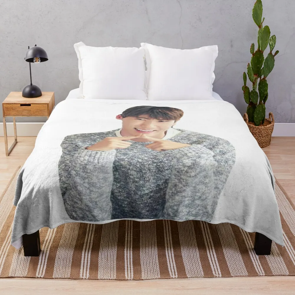 

Min Hyuk Throw Blanket Beautifuls Soft Plaid christmas decoration Bed covers Blankets