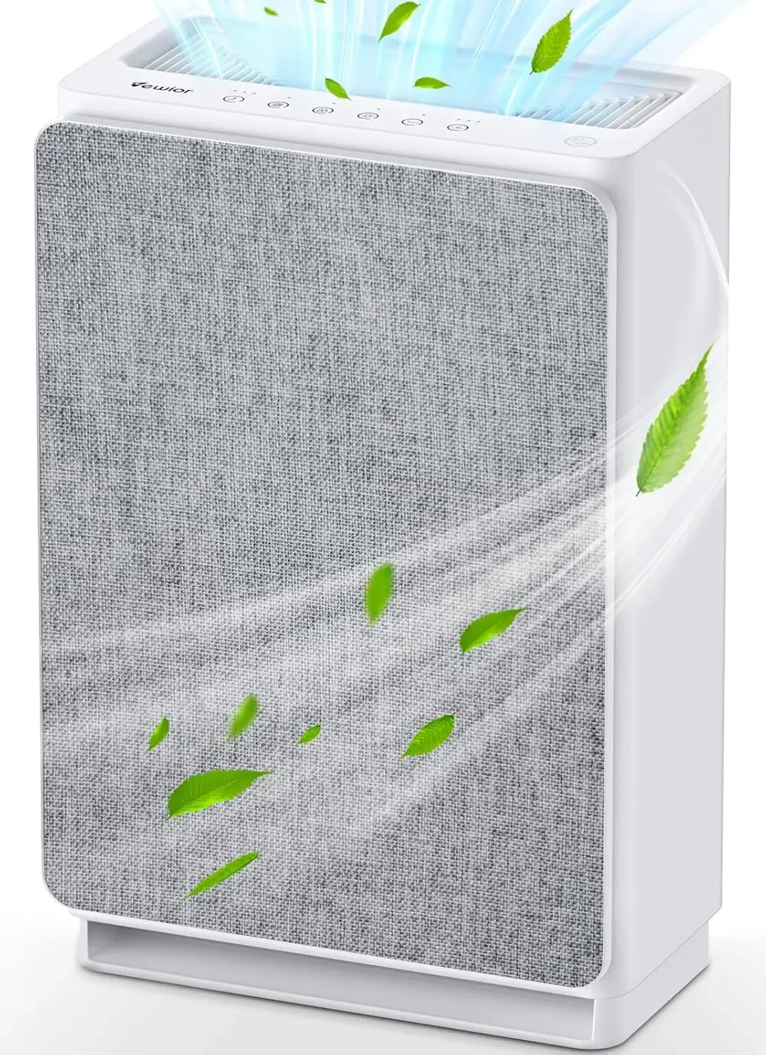 가정용 넓은 공간용 공기 청정기, 최대 2160 Sq Ft, H14 HEPA 공기 청정기 필터, 빠른 정화, 5 단계 여과