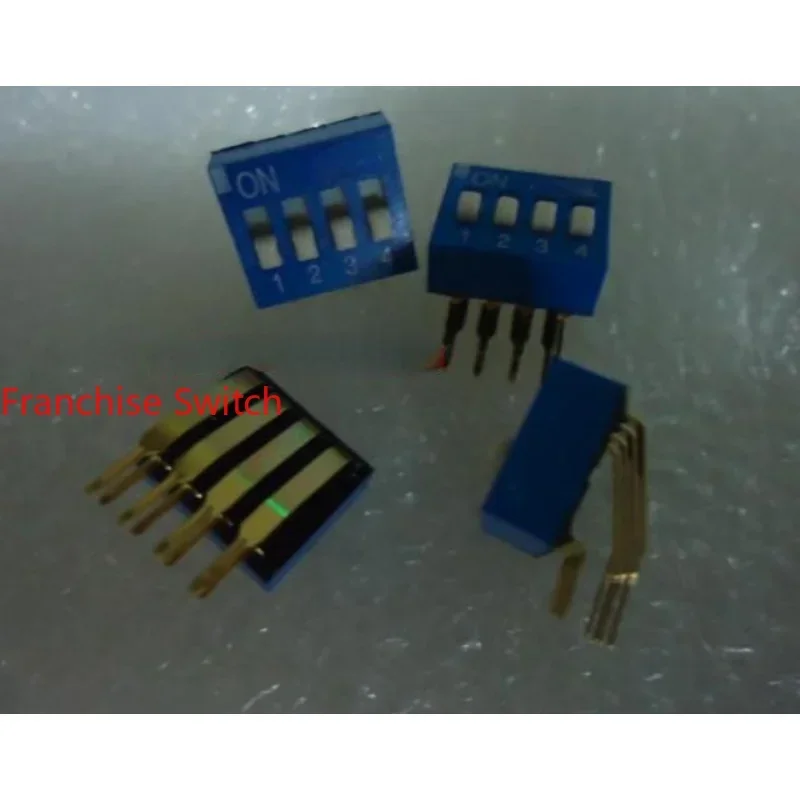 10PCS Key Switch VDG/S-03H-R Spacing 2.54 Curved Foot 4-digit Code Unplugging