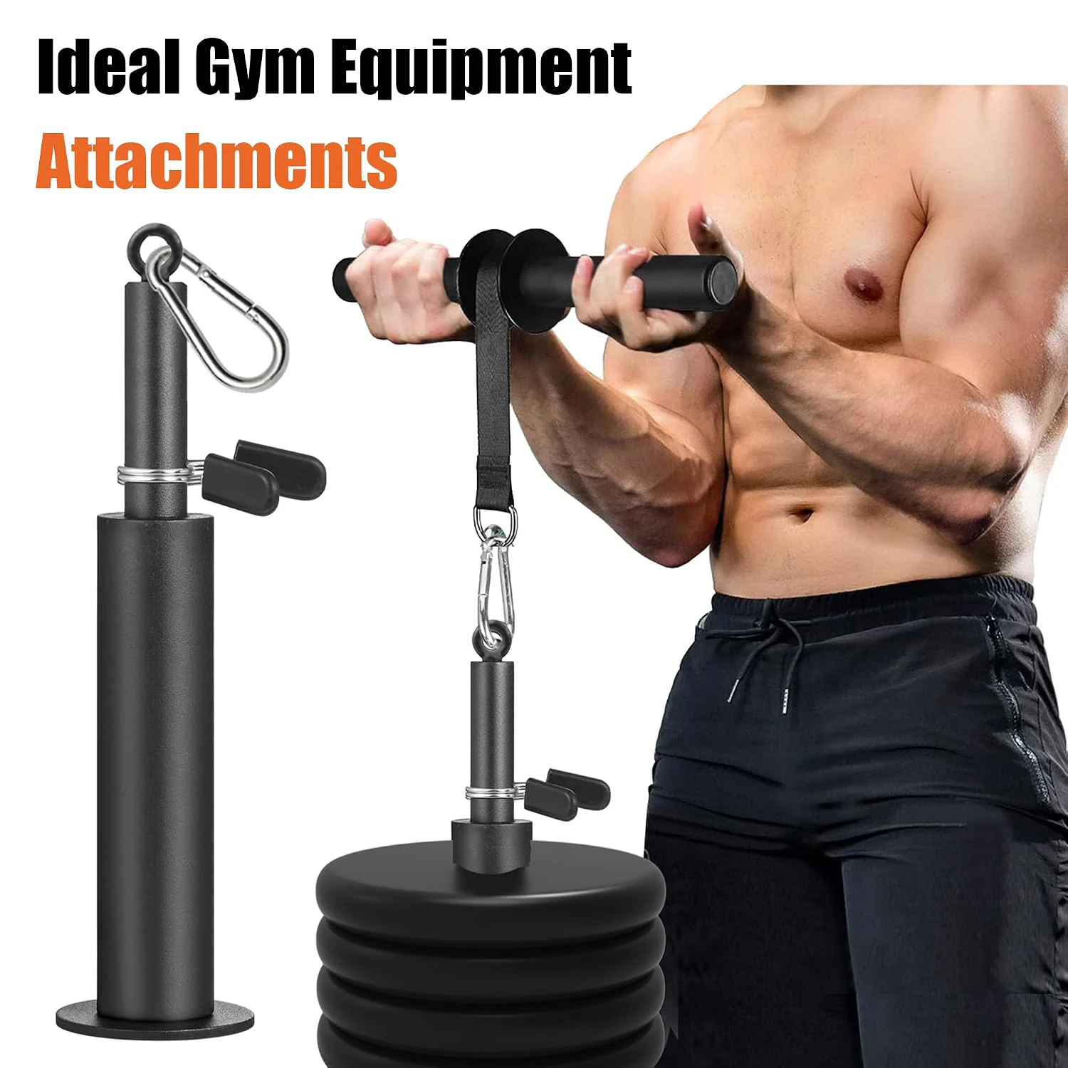 Dual-Use Weight Plate Holder Pin 1