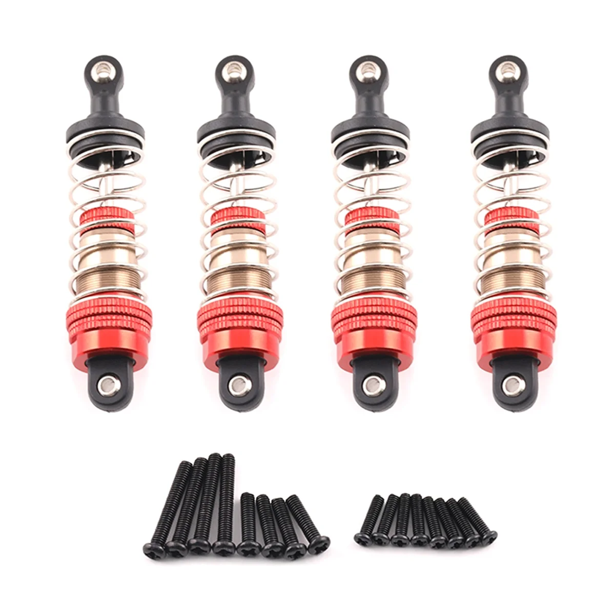 1 Set RC Car Metal Shock Absorber for SCY 1/16 MJX H16H 14301,14210 1/16 1/12 1/14 Upgrade Parts Accessories 75mm D