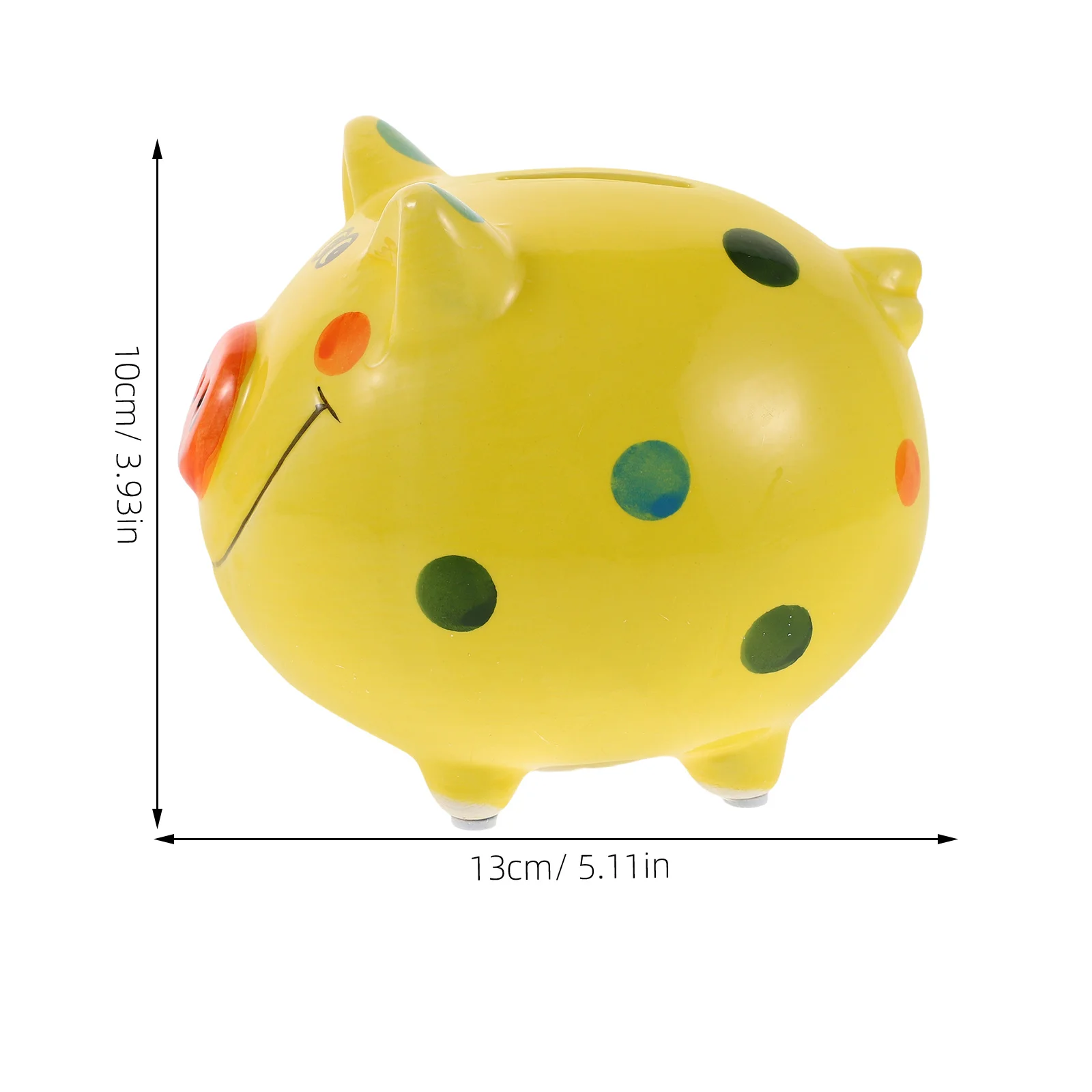 2 個のかわいい豚貯金箱子供用貯金箱セラミック子供銀行部屋の装飾教育的な誕生日プレゼント女の子のため