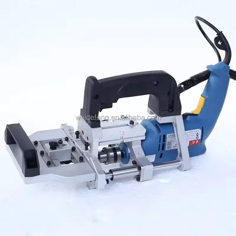 Handheld Pneumatic Side Hole Driller 3-in-1 Woodworking Oblique Hole Boring Machine for Cabinet Furniture Wood Joint Making