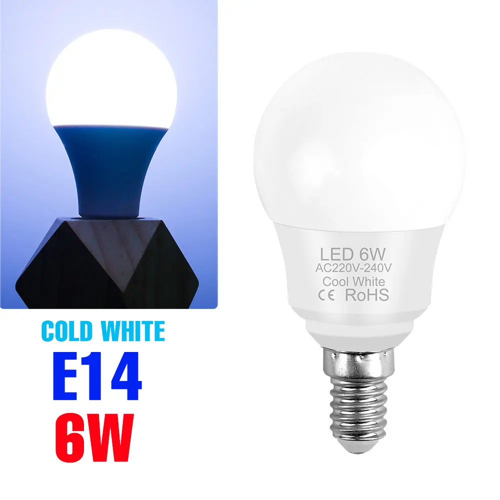 20W LED-lamp E27 plafondlamp E14 lamp AC220V kroonluchter lampen spaarlamping koud / warm wit 240V voor thuis woonkamer