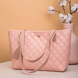 Chic Embroidered Tote Bag for Women - Spacious & Stylish Shoulder Handbag with Fixed Strap, Polyester Lined, Faux Leather