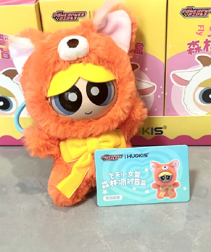 

Powerpuff Girls Forest Party Keychain Blind Box Cute Anime Figures Collectible Kawaii Cartoon Hangable Action Figure Kid Toys