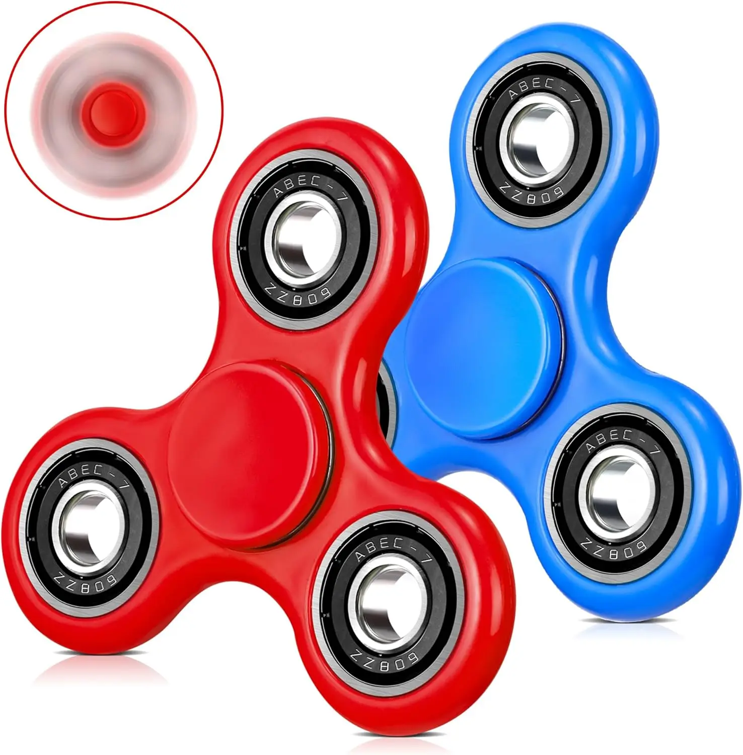 

Набор из 2 игрушек-спиннеров для снятия стресса, сенсорные игрушки для детей и взрослых, мини-подарки для класса, подарки на день рождения