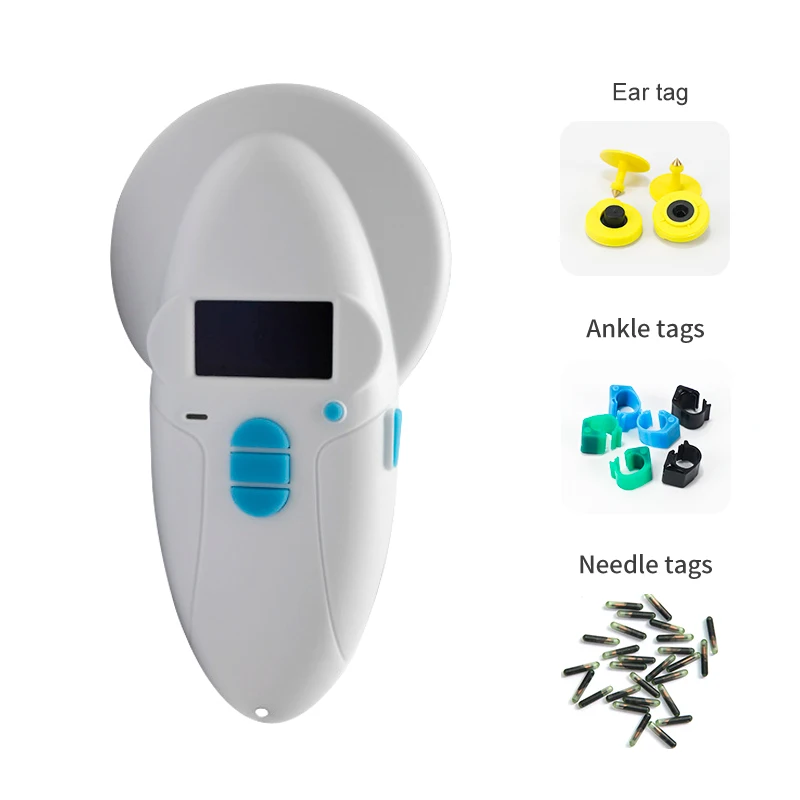 Pet ID Chip Identification Reader 134.2KHz Animal Microchip Reader FDX-B FDX-A HDX Dog Cat Chip Reader