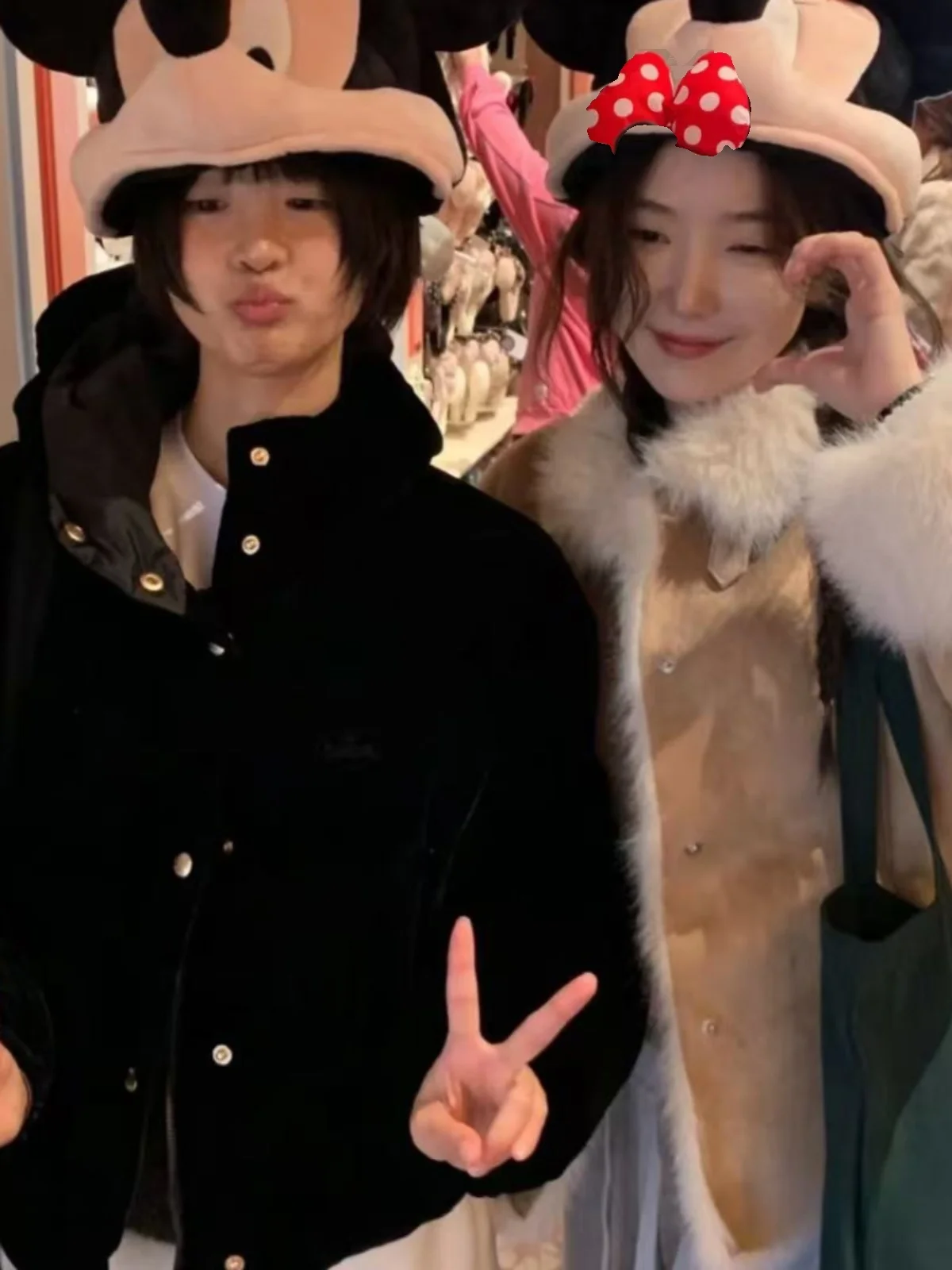 سترة من قطعة واحدة من الفرو والجلد الصديق للبيئة مع ياقة واقفة من Dongda Gate TheBarnnet Slimming and Ele Sle