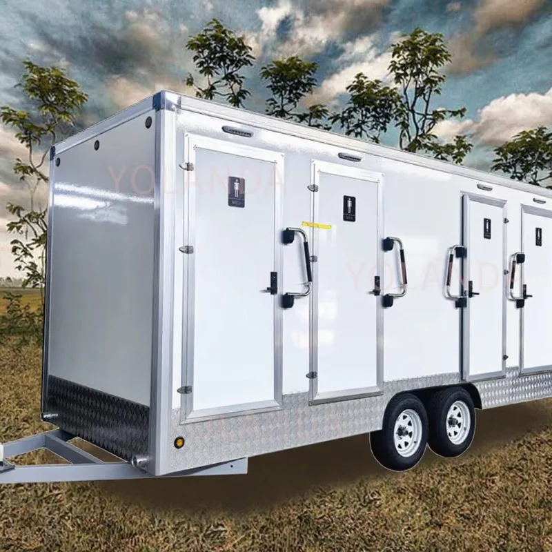 Customized Eco-Friendly Portable Restroom Trailer Versatile Mobile Toilet For Bathroom Use Used Toilets For Sale