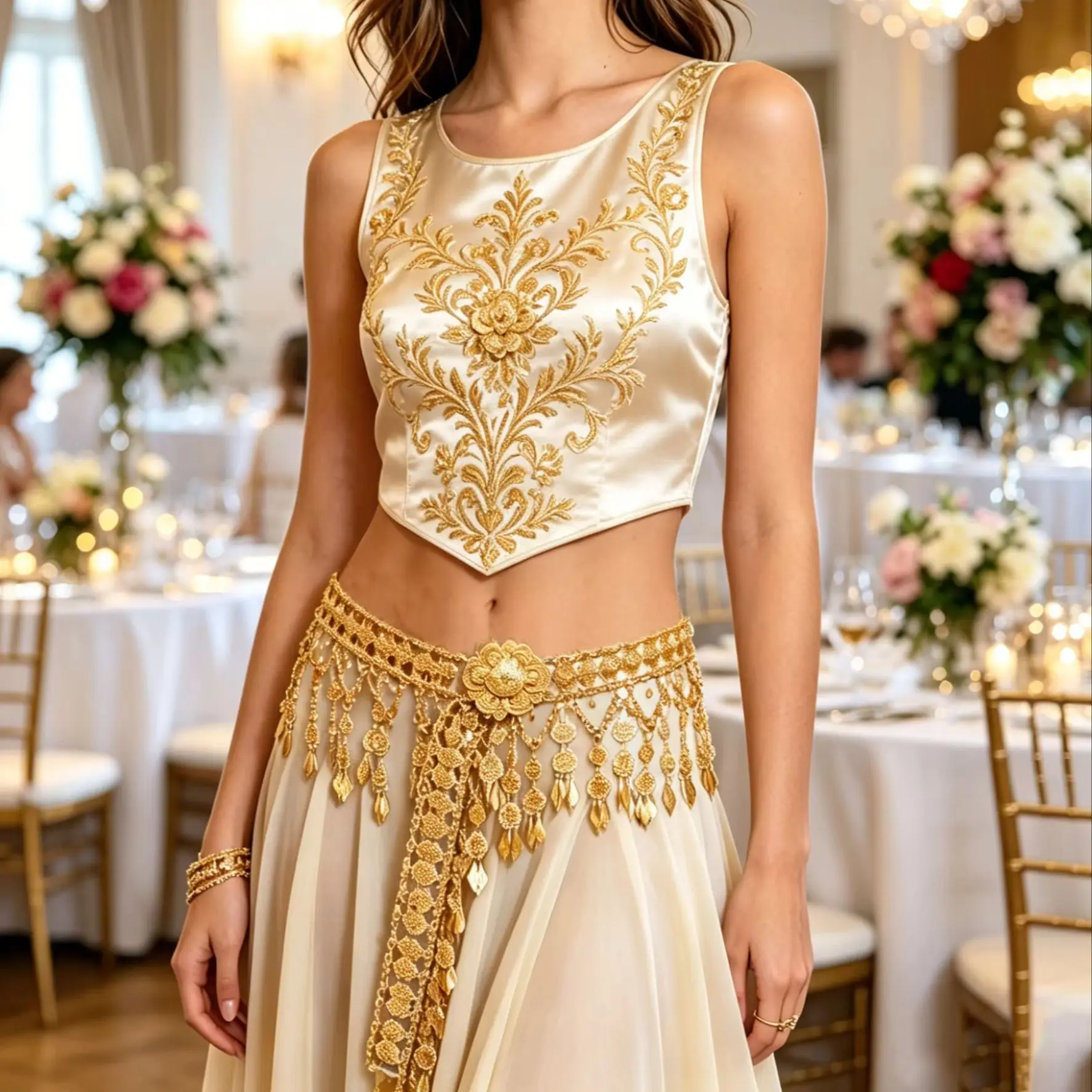 

Indian Tassel Waist Chain Belly Dance Banquet Wedding Performance Retro European And American Gorgeous Jewelry