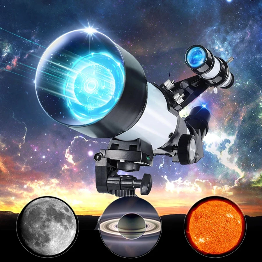 

Astronomical Telescopes Professional long-range camping equipment with Wireless Control,Gift for Kids View Universe Moon Stars