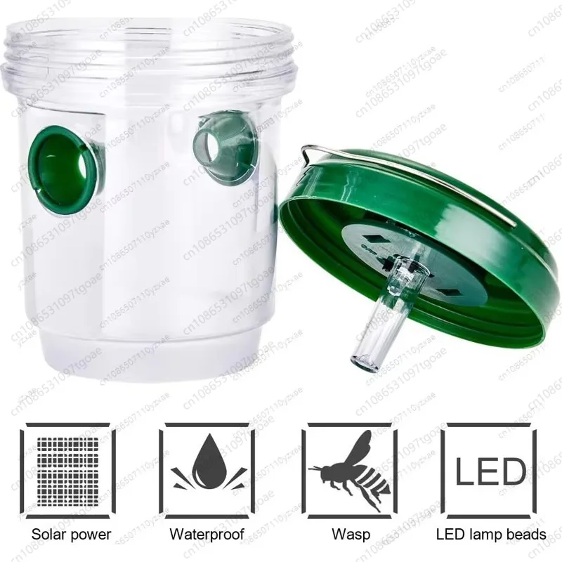 Y Wasp traps, fruit fly traps, solar LED insect traps