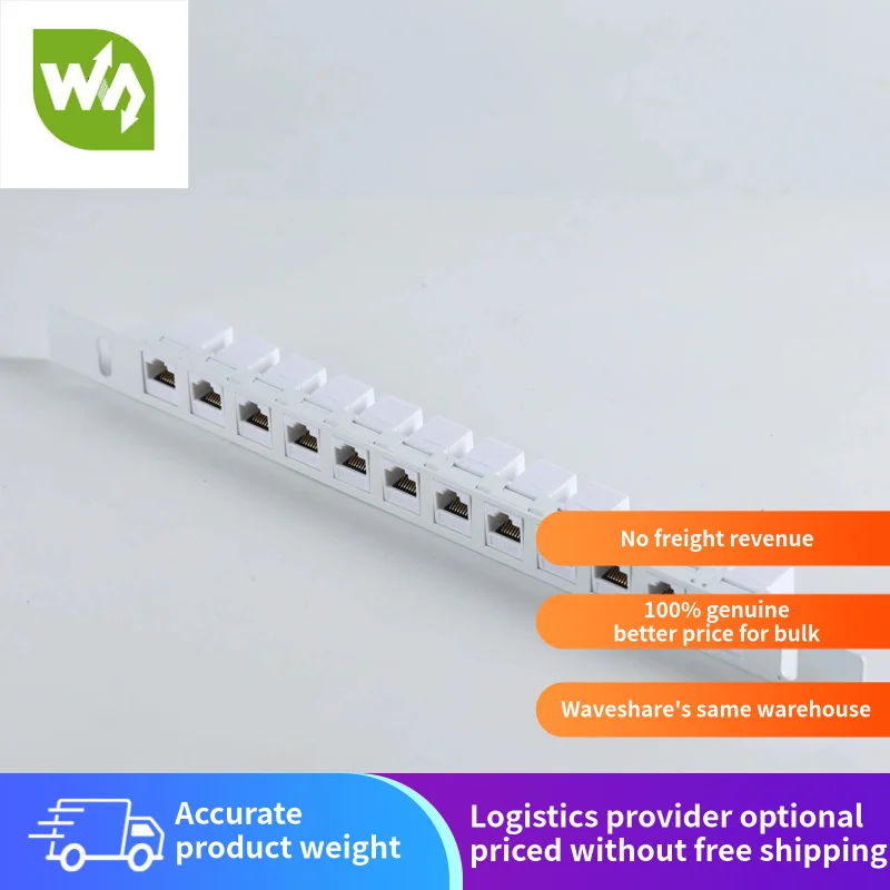 

​​Patch Panel (Modular)​​ For Homelab mini lab（DeskPi RackMate Alternative） , 10 Inch 8U Server Cabinet for Network