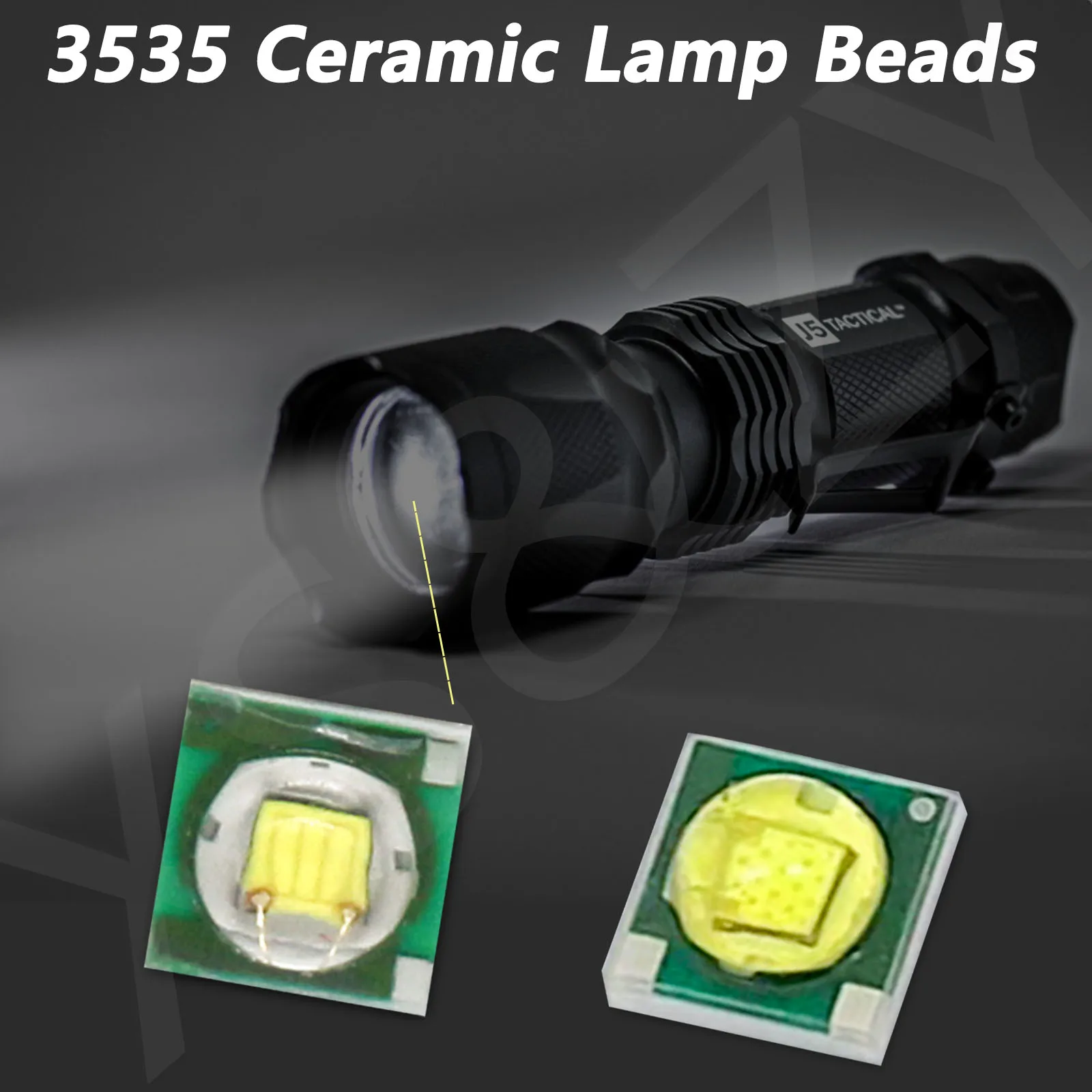 10pcs LED Bead 1-3W 5W 10W Warm White Cold White For Flashlight Spotlight Bicycles Light Replacement Of Light Source Accessories