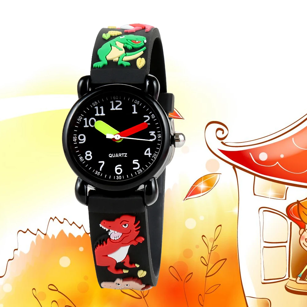 

3D 's Silicone Watch Waterproof Quartz Primary School Watches Pupils