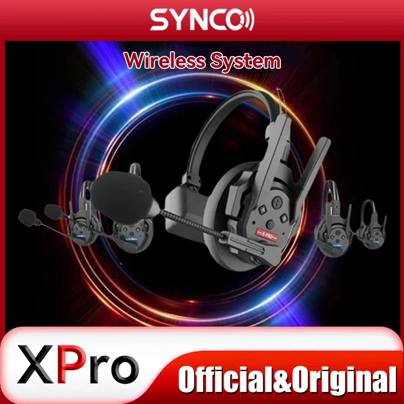 SYNCO Xtalk Pro X5 X3 X9 X2 2.4G Wireless Intercom system Headset Wireless Intercom 500m Transmission