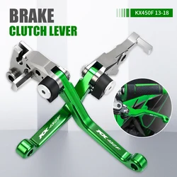 For Kawasaki KX450F KX 450F 2013 2014 2015 2016 2017 2018 2019 Motorbike CNC Dirt Bike handle Levers Folding Brake Clutch Lever