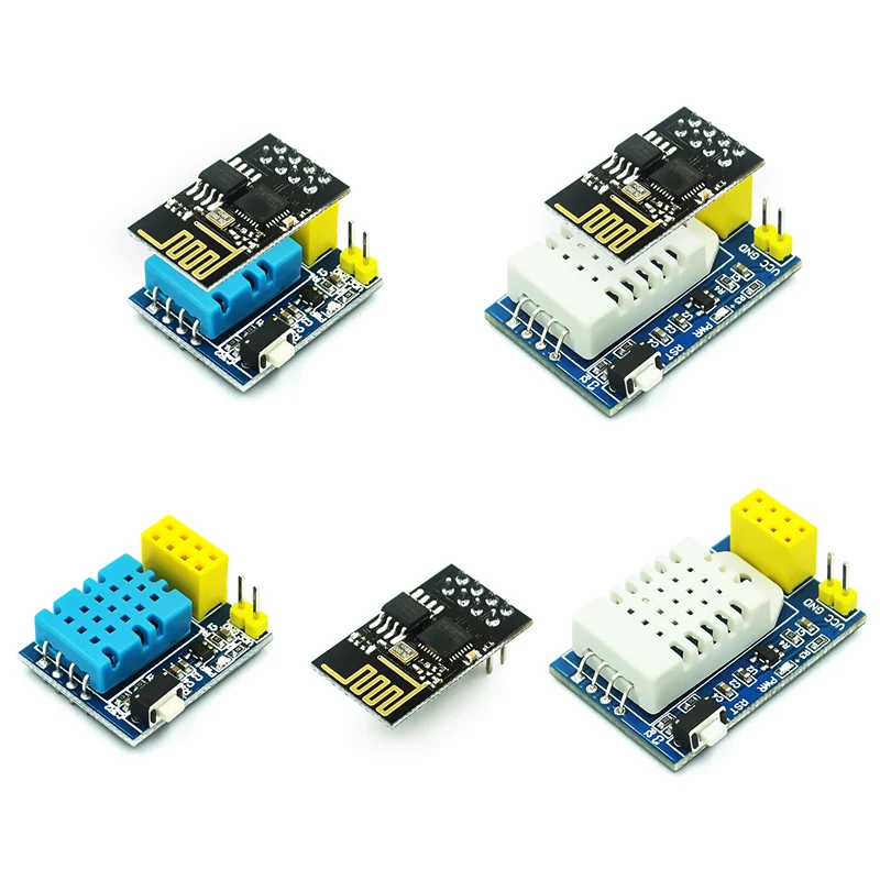 ESP8266 5 فولت واي فاي وحدة التتابع DS18B20 DHT11 RGB LED تحكم الأشياء المنزل الذكي التحكم عن بعد التبديل الهاتف APP ESP-01S #3