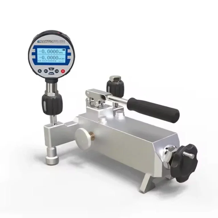 

Hydraulic Water Oil Pressure Calibrator Portable Pressure Gauge Testing Equipment Comparator Calibration Hand Pump 70MPa