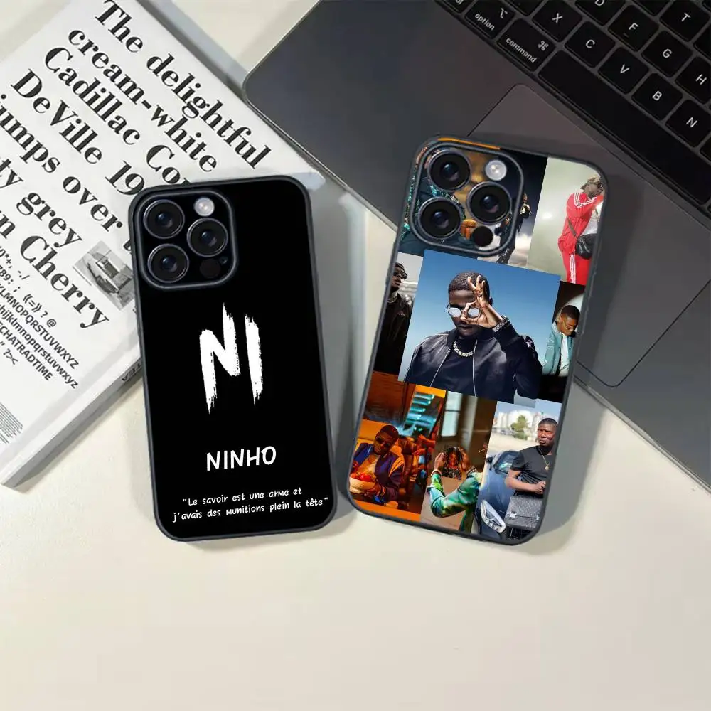 

Rapper N-Ninho NI Phone Case For iPhone 17 16 15 11 12 14 13 Pro Max Mini X XS XR 7 Plus 17E Shockproof Silicone Cover Fundas