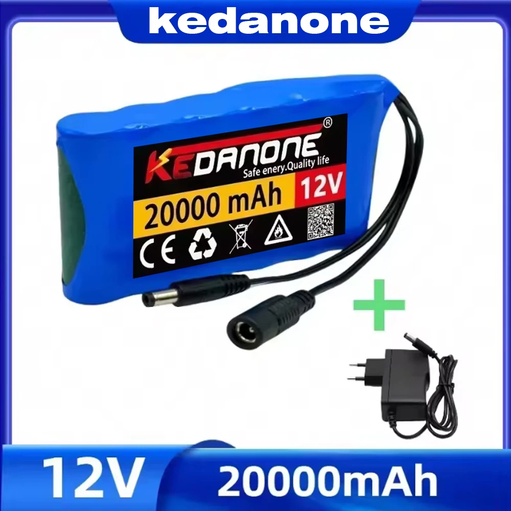 

Original 18650 3S2P 12V 30000mah Li-ionBattery Rechargeable DC 12.6 V 30Ah CCTV, Camera Monitor Spare Battery Pack+ Charger
