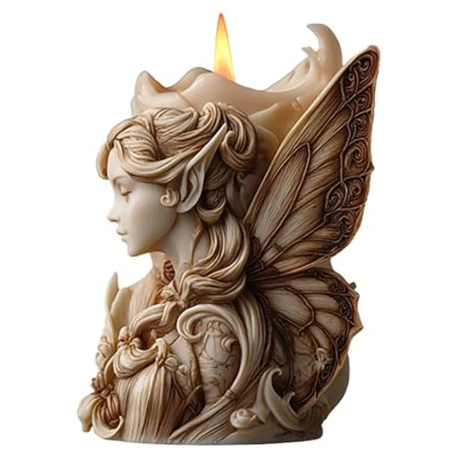 Angel Silicone 3D Flower and Rose Mold - Peony and Candle Making Molds for Resin, Clay and Soap Craft Supplies view 4