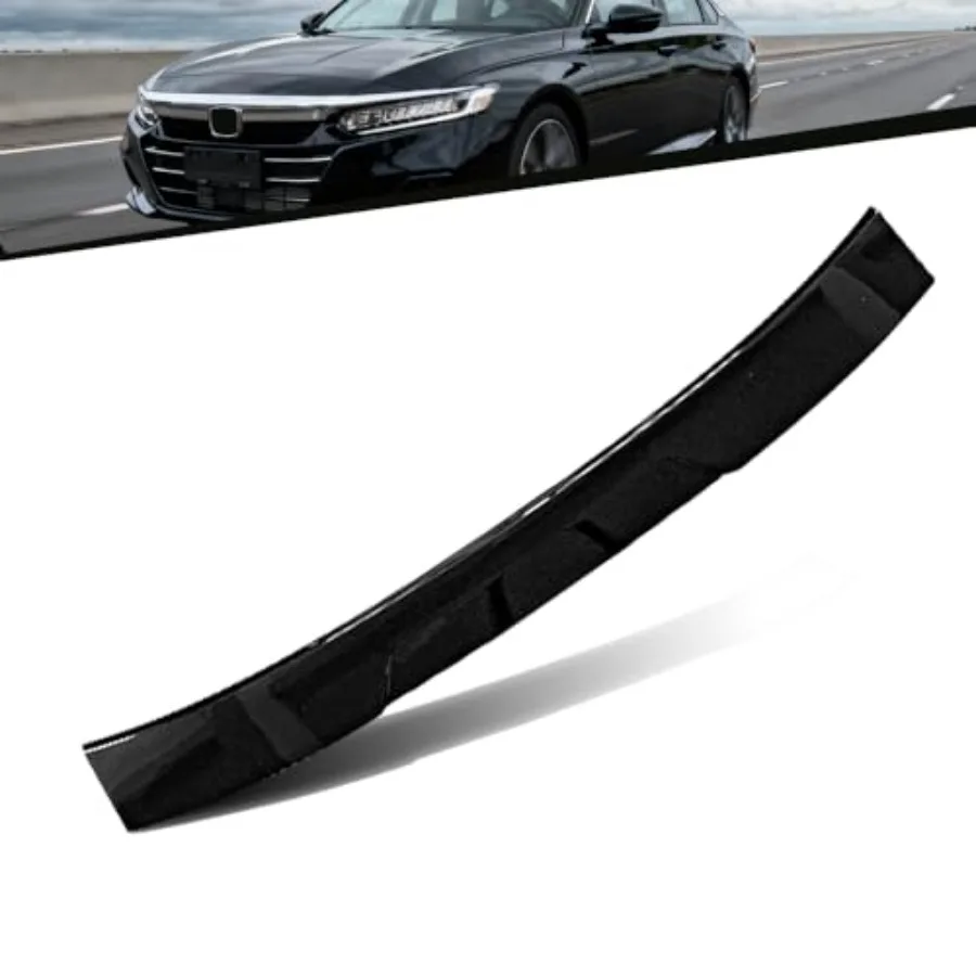 

Rear Window Roof Spoiler Wing Balanced with FIT Honda Accord 2023 2024 2025 Rear Window Top Spoiler Glossy Black ABS Exterior T