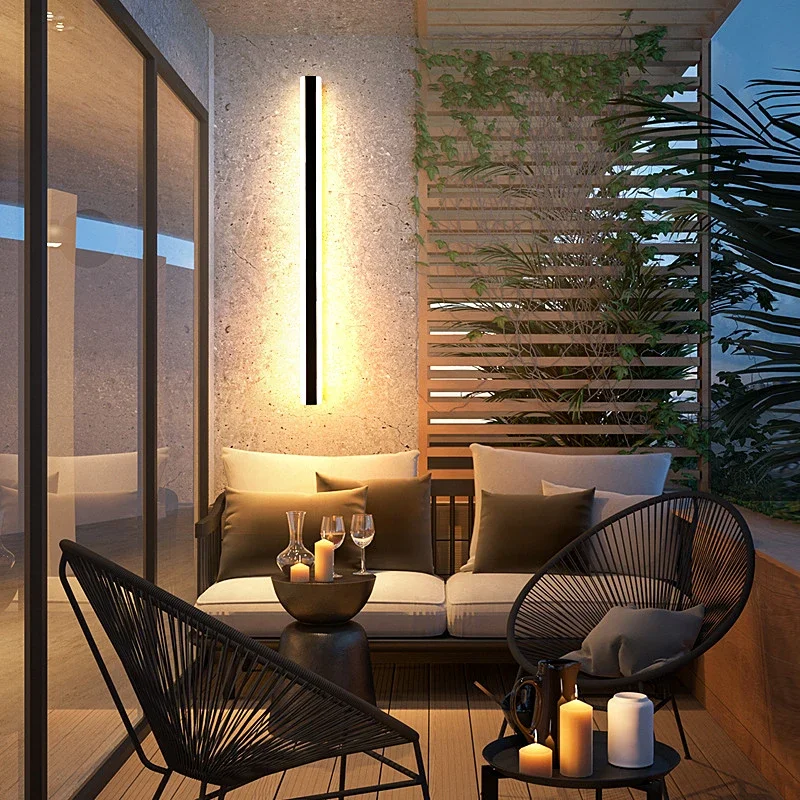 

Wholesale low moq balcony corridor porch lamp waterproof outdoor wall light bar lamp