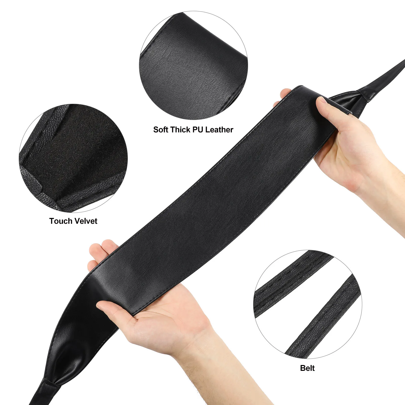 فستان نسائي واسع بحزام من البولي يوريثان بطول قابل للتعديل وخصر مشد أنيق للنساء والرجال #5