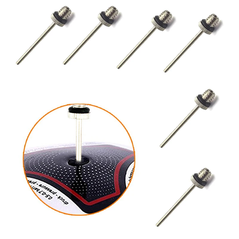 【A-Nice】6/12 Pcs Inflatable Needles Basketball Soccer Volleyball Inflatable Needles Balls Universal Needles Pump Accessories