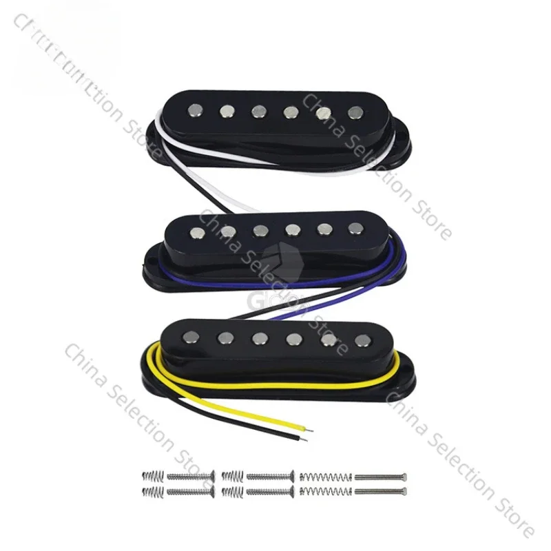 St Single Coil Pickup, Electric Guitar Alnico5 Flat Single Three Single, Accessories