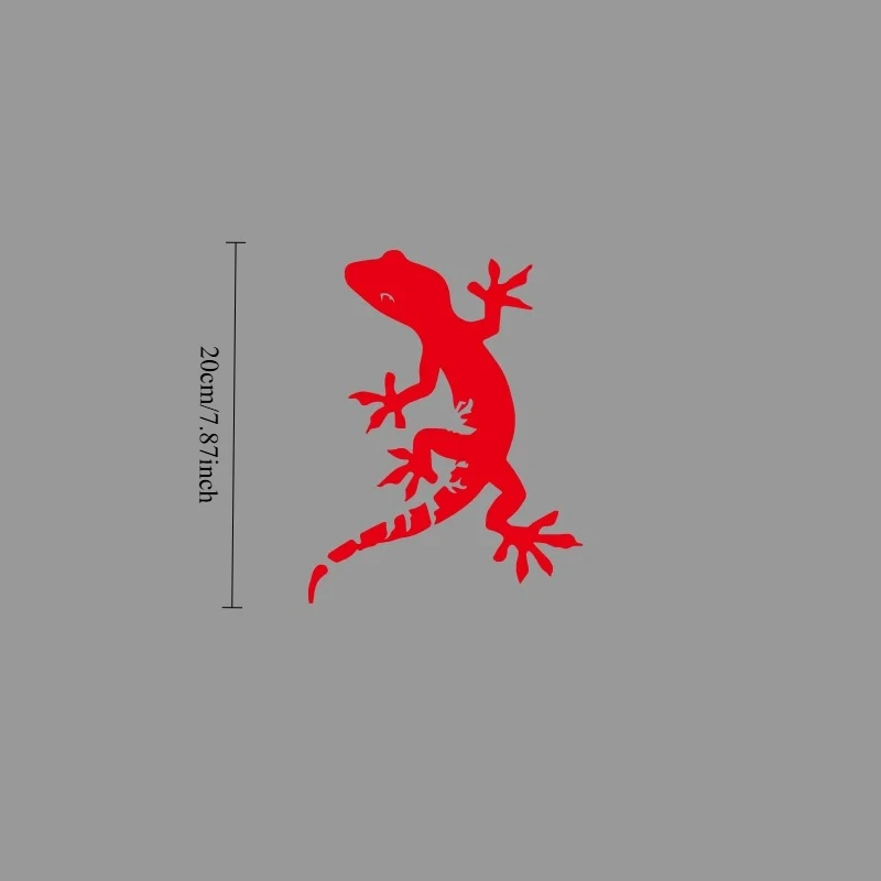 Gecko Strolling Funny Vinyl Sticker, Waterproof Decal for Off-Road Car Body, Window, Motorcycle, Modification Decor