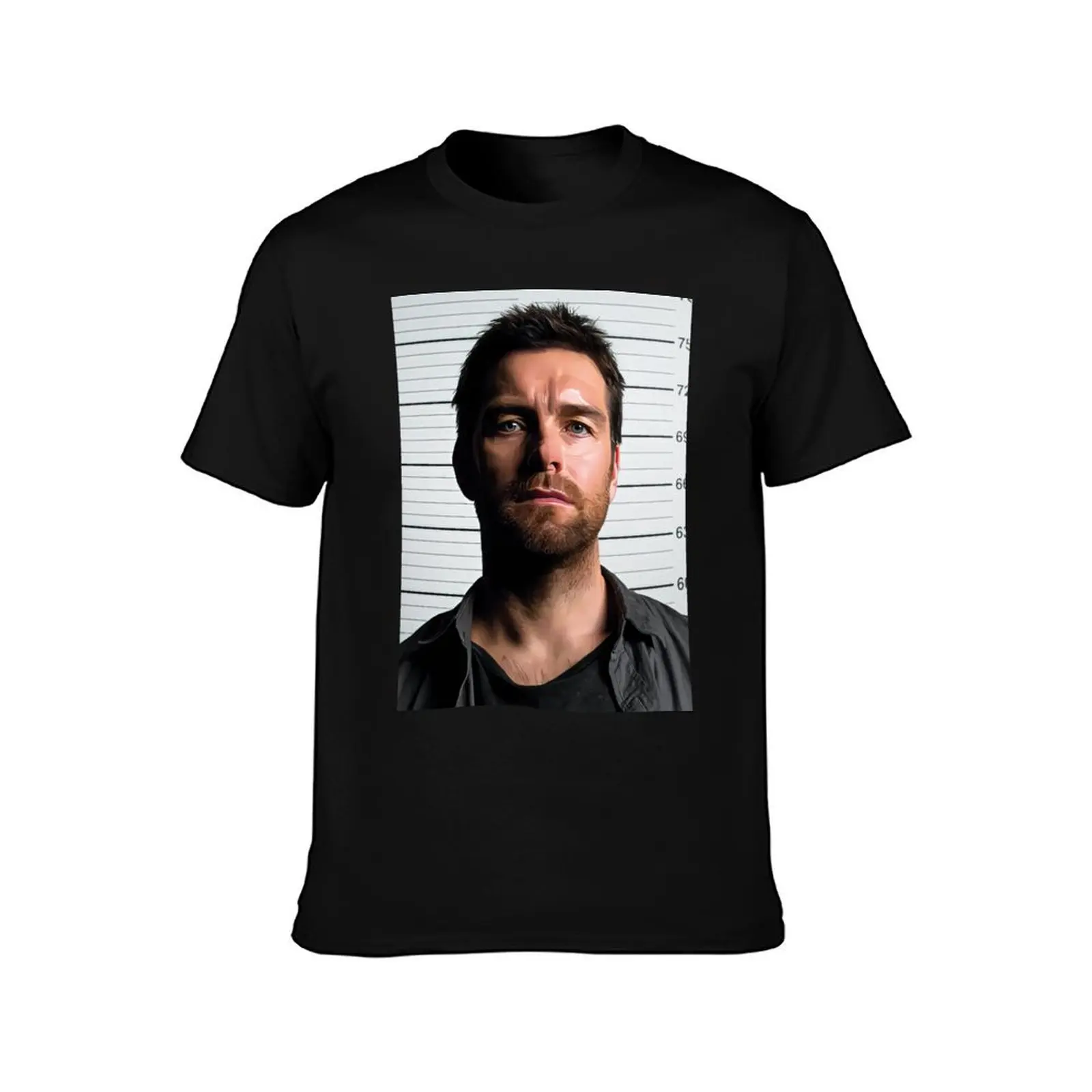 Lucas Hood portrait T-Shirt Summer Casual Cotton Tee Oversized Streetwear Tops Vintage Graphic Print Loose Fit Short Sleeve